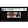 Image 1 : March 3, 1863 50 Cent Fourth Issue Lincoln Fractional Currency Note PMG About Unc. 53