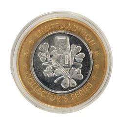 .999 Fine Silver Fitzgeralds Casino Tunica, MS $10 Limited Edition Gaming Token