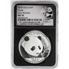 Image 1 : 2018 China Panda Silver Coin NGC MS70 Early Releases Black Core