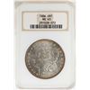 Image 1 : 1886 $1 Morgan Silver Dollar Coin NGC MS63 Nice Toning Old Fatty Holder