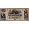 Image 1 : 1800's $50 Canal Bank New Orleans, LA Obsolete Note