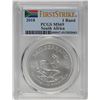 Image 1 : 2018 South Africa Krugerrand Silver Coin PCGS MS69 First Issue