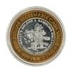 Image 1 : .999 Silver Ballys Saloon & Gambling Hall $10 Casino Gaming Token Limited Edition