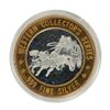 Image 2 : .999 Silver Ballys Saloon & Gambling Hall $10 Casino Gaming Token Limited Edition