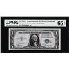 Image 1 : 1935A $1 Silver Certificate Experimental "R" Fr.1609 PMG Gem Uncirculated 65EPQ