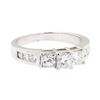 Image 1 : 18KT White Gold 1.30 ctw Diamond Ring
