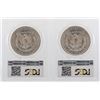 Image 2 : Lot of (2) 1884-O $1 Morgan Silver Dollar Coins PCGS MS63