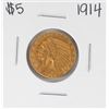 Image 1 : 1914 $5 Indian Head Half Eagle Gold Coin
