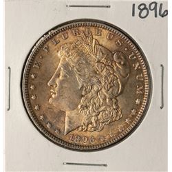 1896 $1 Morgan Silver Dollar Coin Amazing Toning
