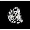 Image 1 : 0.13 ctw Diamond Ring - 14KT White Gold