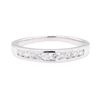 Image 2 : 0.25 ctw Diamond Channel Ring - 14KT White Gold