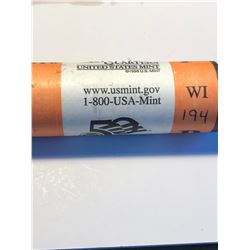 10 Dollar US Bank Mint Roll State Quarters WISCONSIN P
