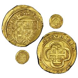 Mexico City, Mexico, cob 8 escudos, 1714J, NGC MS 60, ex-1715 Fleet (designated on special label), e