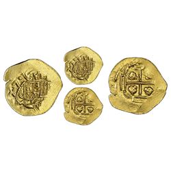 Mexico City, Mexico, cob 1 escudo, 1707J, mintmark oM, very rare, NGC AU 58, finest and only example