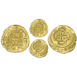Mexico City, Mexico, 2 escudos, 1714J, NGC UNC details / edge filing, ex-1715 Fleet (designated on l