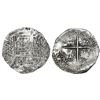 Image 1 : Potosi, Bolivia, cob 8 reales, (16)17M, Grade 3.