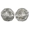 Image 1 : Potosi, Bolivia, cob 8 reales, Philip III, assayer T, Grade 1.