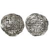 Image 1 : Potosi, Bolivia, cob 8 reales, Philip III, assayer not visible, Grade 3.
