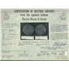 Image 2 : Potosi, Bolivia, cob 8 reales, Philip III, assayer not visible, 2 points (Grade 4), hand-signed cert