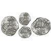 Image 1 : Potosi, Bolivia, cob 2 reales, 1618PAL (small), rare, Grade 1.