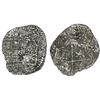 Image 1 : Potosi, Bolivia, cob 2 reales, Philip III, assayer not visible, Grade 4.