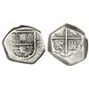 Image 1 : Madrid, Spain, cob 2 reales, Philip IV, assayer not visible (ca. 1628), ex-Aiken.