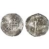 Image 1 : Potosi, Bolivia, cob 8 reales, 1654E, dot-PH-dot at top.