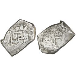 Mexico City, Mexico, cob 8 reales, (170)4L, rare.