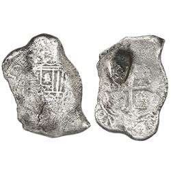 Mexico City, Mexico, cob 8 reales, (17)10(J), rare, ex-1715 Fleet.