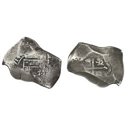 Mexico City, Mexico, cob 8 reales, (1)714(J), new style, ex-1715 Fleet.