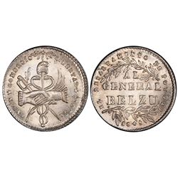 Potosi, Bolivia, 1 sol, 1849, Belzu, PCGS MS65.