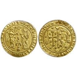 Naples and Sicily (Italian States), gold salut d'or, Charles I d'Anjou (1266-1278), PCGS MS63.