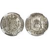 Image 1 : Mexico City, Mexico, pillar 1 real, Ferdinand VI, 1750M, NGC MS 63, finest known in NGC census.