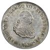 Image 1 : Bogota, Colombia, uniface obverse trial of a silver 8R-sized proclamation medal, Ferdinand VII (1808
