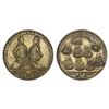 Image 1 : Great Britain, copper-alloy Admiral Vernon medal, 1739, Porto Bello, Vernon and Brown, ex-Adams.