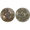 Image 1 : Great Britain, copper-alloy Admiral Vernon medal, 1739, Porto Bello / Fort Chagre, ex-Adams.