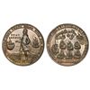 Image 1 : Great Britain, copper-alloy Admiral Vernon medal, 1739, Porto Bello / Fort Chagre, ex-Adams.