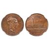 Image 1 : Great Britain (struck by Ralph Heaton & Sons in Birmingham), bronze medal, dated 1874, Enrique Corte