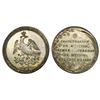 Image 1 : Mexico City, Mexico, 4 reales-sized silver proclamation medal, 1822, Iturbide.