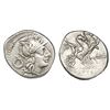 Image 1 : Roman Republic, AR denarius, T. Cloelius, 128 BC, Rome mint.