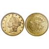 Image 1 : USA (Philadelphia mint), $20 coronet Liberty double eagle, 1861, NGC AU 55.