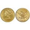 Image 1 : USA (Philadelphia mint), $10 coronet Liberty eagle, 1861, six-fold bun type, NGC AU 58.