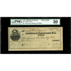 New York, USA (issued in Buenos Aires, Argentina), USS Cincinnati, $10, Dec. 31, 1897, serial 252284