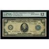 Image 1 : USA (Washington, D.C.), Federal Reserve Bank of Dallas, $10, series of 1914, serial K7091136A, PMG F