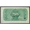 Image 2 : Bogota, Colombia, Banco Nacional, 50 centavos remainder, 1-9-1886, serial 87761, overprint on front,