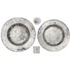 Image 1 : Silver plate with tax stamps for Cuzco, Peru, showing date 1605 (1603?), ex-Atocha (1622).