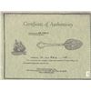 Image 2 : Ornate "Royal Portrait" pewter spoon, British, William III, rare and important slave-ship provenance