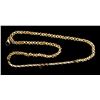 Image 1 : Gold "olive blossom" chain, 19.5 grams, 10-1/4" long, ex-1715 Fleet, with 18K clasp and connector at