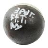 Image 1 : Revolutionary War-period iron cannonball "three pounder" from Ft. Ticonderoga, New York.