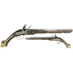 1700s European flintlock pistol.